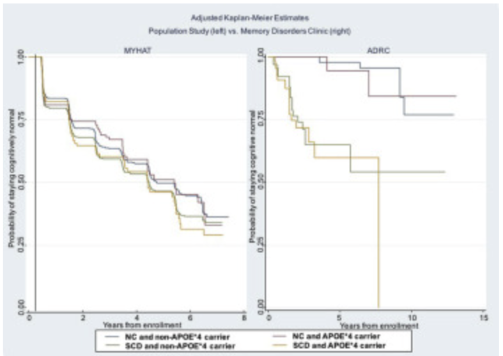 Risk of progression from subjective cognitive decline to mild cognitive impairment: The role of study setting